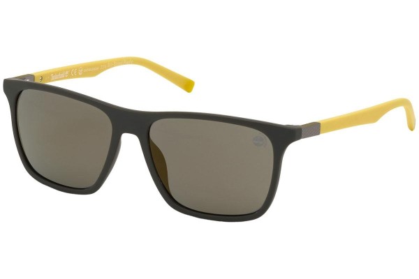 Ochelari de soare Timberland TB9198 97D Polarized Pătrați Verzi