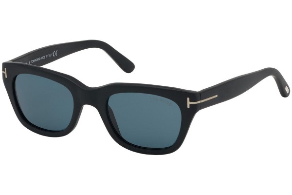 Okulary przeciwsłoneczne Tom Ford Snowdon FT0237 05V Kwadratowe Czarne