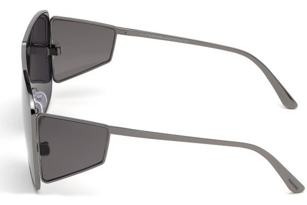 Okulary przeciwsłoneczne Tom Ford Spector FT0708 08A Pilotki (Aviator) Szare