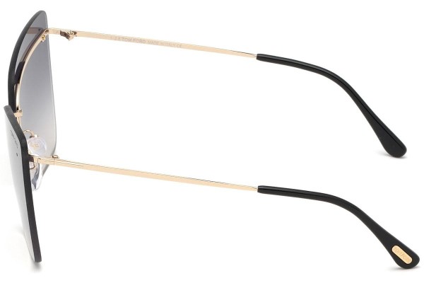 Okulary przeciwsłoneczne Tom Ford Camilla FT0682 28C Kocie oczy Złote