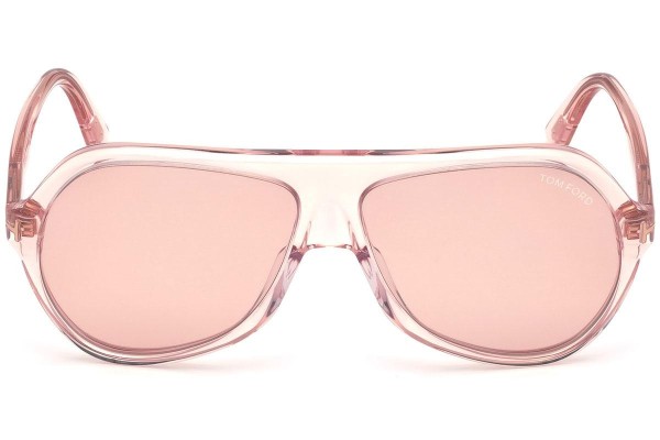 Okulary przeciwsłoneczne Tom Ford FT0732 72Y Pilotki (Aviator) Różowe