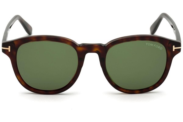 Okulary przeciwsłoneczne Tom Ford FT0752 52N Okrągłe Havana