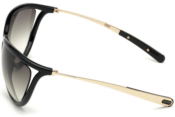 Napszemüvegek Tom Ford FT0770 01B Cat Eye Fekete