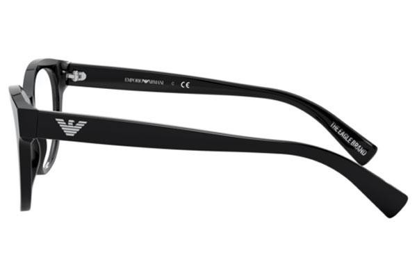 Okulary korekcyjne Emporio Armani EA3162 5001 Kocie oczy Czarne