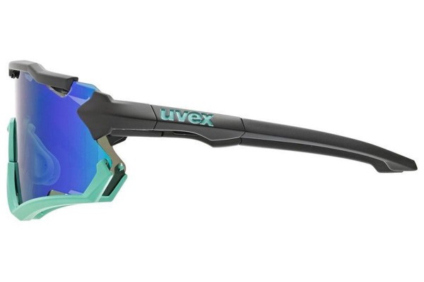 Okulary przeciwsłoneczne uvex sportstyle 228 Black / Mint S3 Pojedyncze | Shield Czarne