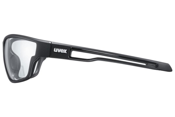 Ochelari de soare uvex sportstyle 806 v Black Mat S1-S3 Dreptunghiulari Negri