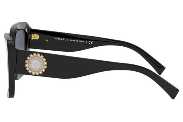 Okulary przeciwsłoneczne Versace VE4384B GB1/87 Oversize Czarne