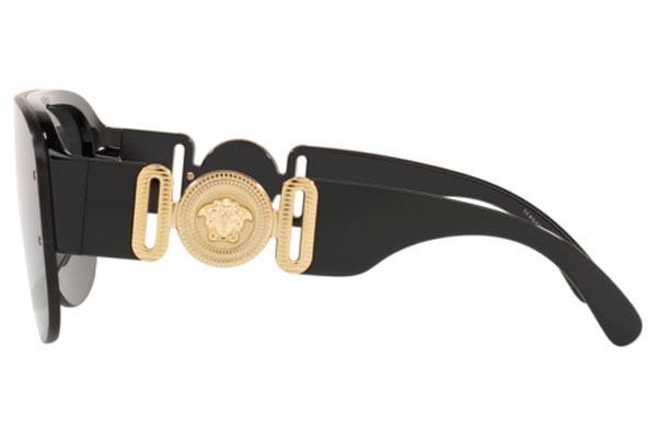 Okulary przeciwsłoneczne Versace VE4391 GB1/87 Pojedyncze | Shield Czarne