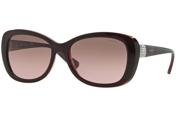 Okulary przeciwsłoneczne Vogue Eyewear VO2943SB 194114 Oversize Brązowe