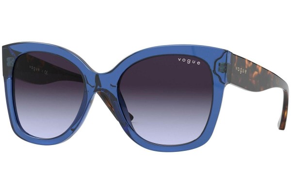 Okulary przeciwsłoneczne Vogue Eyewear VO5338S 28304Q Kocie oczy Niebieskie