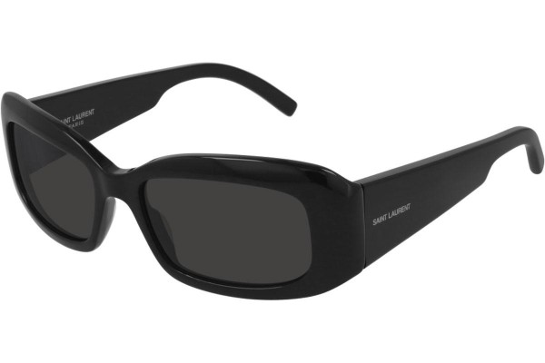 Zonnebril Saint Laurent SL418 001 Rechthoekige Zwart