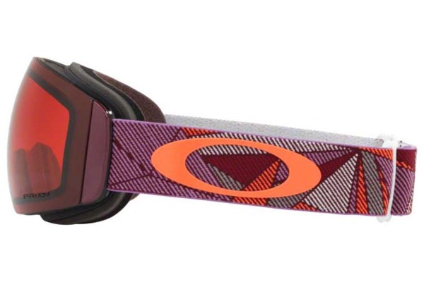 Ochelari de schi Oakley Flight Deck M OO7064-74 PRIZM Lentilă unică | Shield Violeți