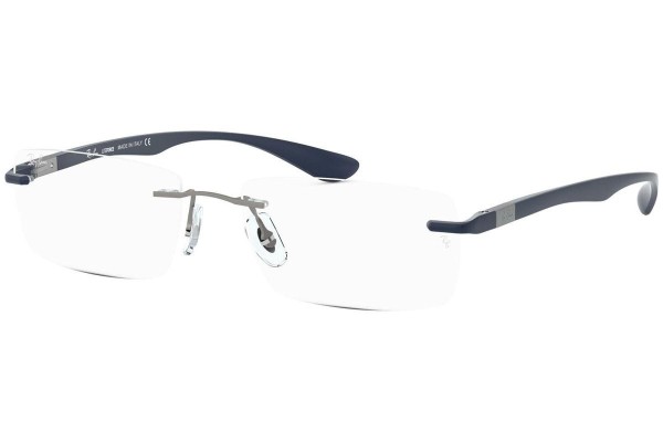 Okulary korekcyjne Ray-Ban RX8724 1217 Prostokątne Srebrne