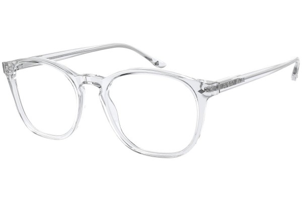 Okulary korekcyjne Giorgio Armani AR7074 5893 Kwadratowe Przezroczyste