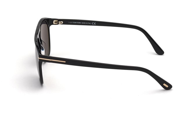 Okulary przeciwsłoneczne Tom Ford FT0835 01A Okrągłe Czarne