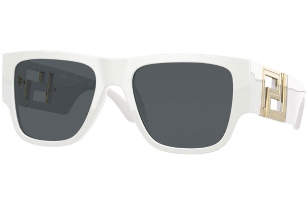 Okulary przeciwsłoneczne Versace Greca VE4403 314/87 Kwadratowe Białe