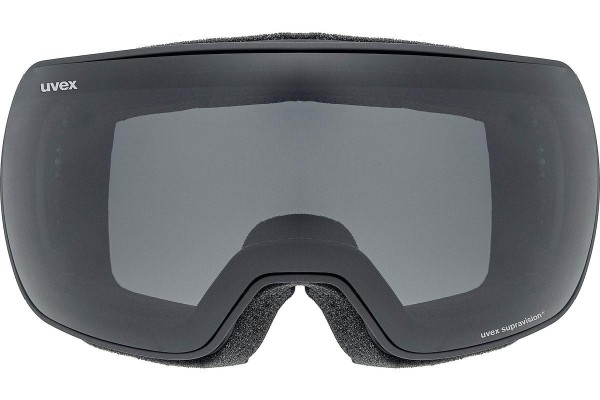 Gogle narciarskie uvex compact FM Black Mat Pojedyncze | Shield Czarne