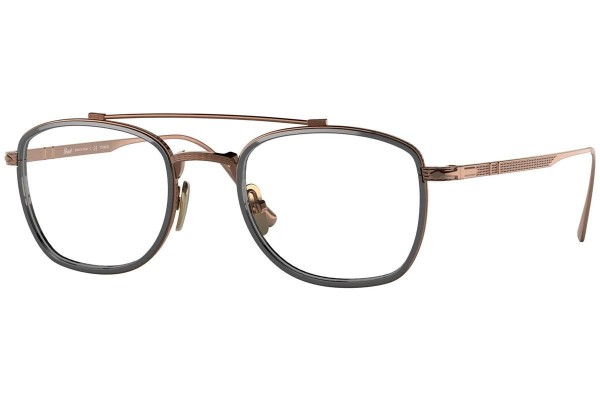 Okulary korekcyjne Persol PO5005VT 8007 Kwadratowe Brązowe