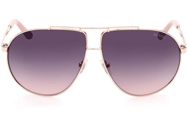 Okulary przeciwsłoneczne Guess GU5208 28B Pilotki (Aviator) Złote