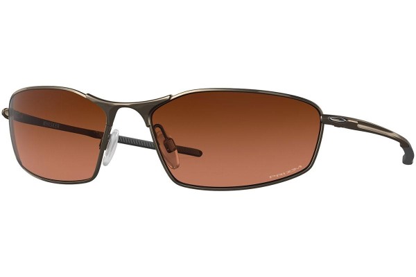 Okulary przeciwsłoneczne Oakley Whisker OO4141-09 Prostokątne Brązowe
