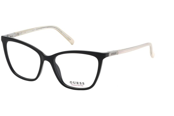 Okulary korekcyjne Guess GU3039 001 Kocie oczy Czarne