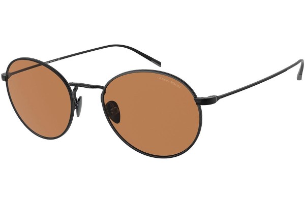 Okulary przeciwsłoneczne Giorgio Armani AR6125 300173 Okrągłe Czarne