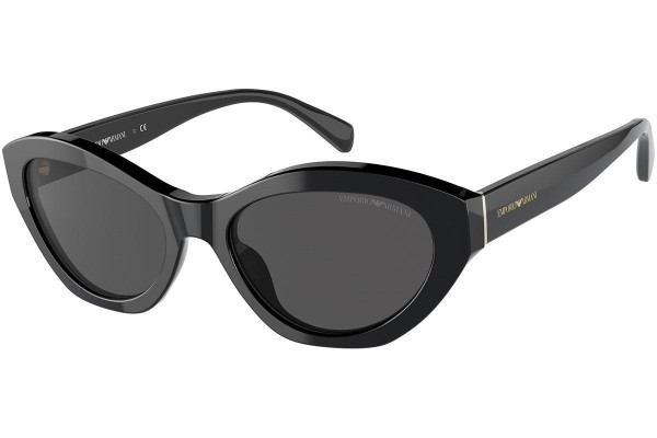 Okulary przeciwsłoneczne Emporio Armani EA4172 501787 Kocie oczy Czarne
