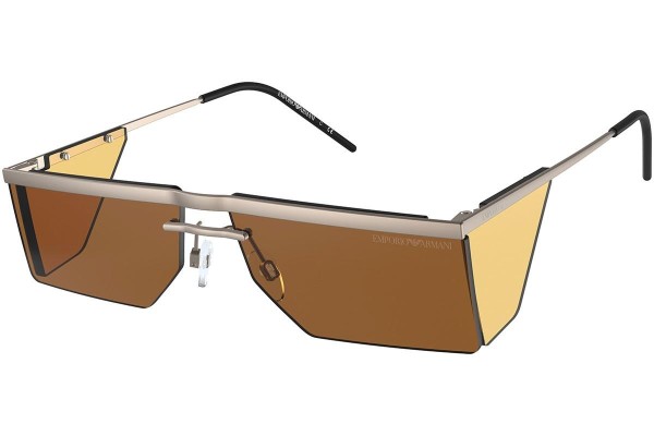 Okulary przeciwsłoneczne Emporio Armani EA2123 300673 Prostokątne Srebrne