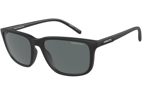 Okulary przeciwsłoneczne Arnette Pirx AN4288 275881 Polarized Prostokątne Czarne