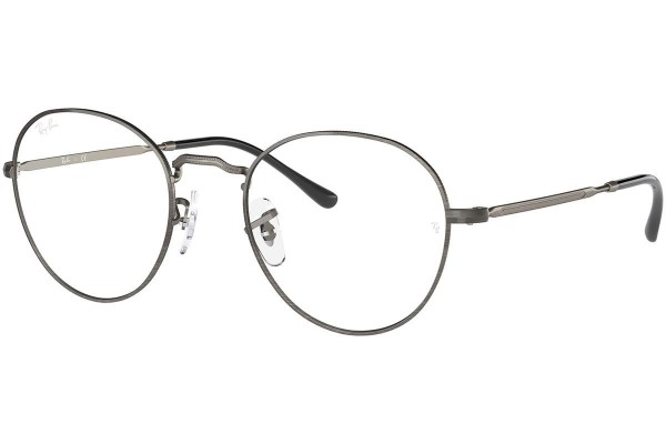 Okulary korekcyjne Ray-Ban David RX3582V 3118 Okrągłe Srebrne