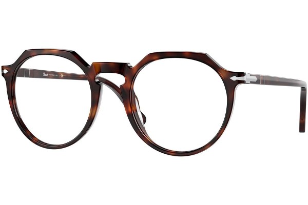 Okulary korekcyjne Persol PO3281V 24 Okrągłe Havana