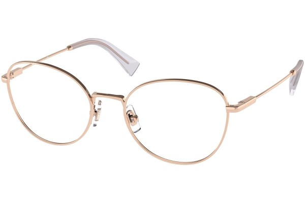Okulary korekcyjne Miu Miu MU50UV SVF1O1 Okrągłe Złote