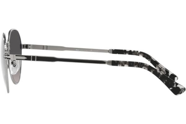Okulary przeciwsłoneczne Persol PO2486S 1110M3 Polarized Okrągłe Srebrne