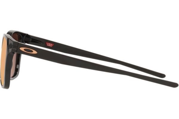 Okulary przeciwsłoneczne Oakley Ojector OO9018-06 Polarized Kwadratowe Czarne