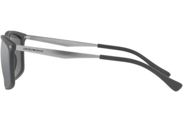 Okulary przeciwsłoneczne Emporio Armani EA4171U 54376G Prostokątne Szare