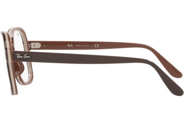 Okulary korekcyjne Ray-Ban Stateside RX4356V 8135 Pilotki (Aviator) Brązowe