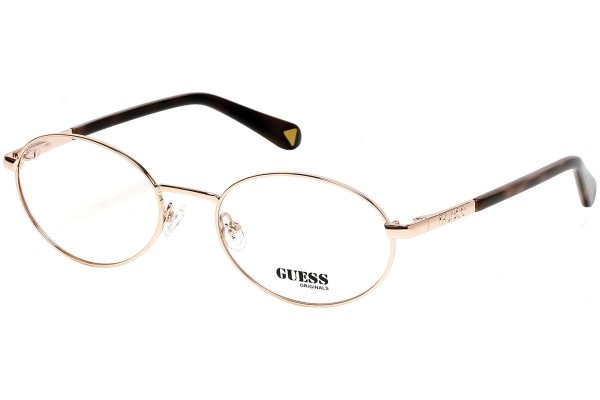 Okulary korekcyjne Guess GU8239 032 Owalne Złote