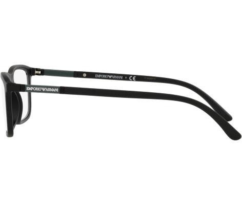 Okulary korekcyjne Emporio Armani EA4160 50421W Prostokątne Czarne