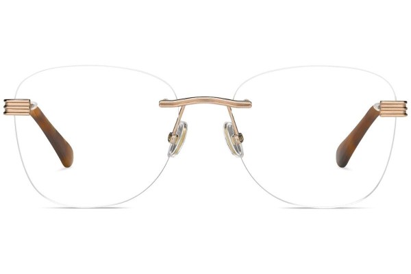 Okulary korekcyjne Jimmy Choo JC214 06J Kwadratowe Złote