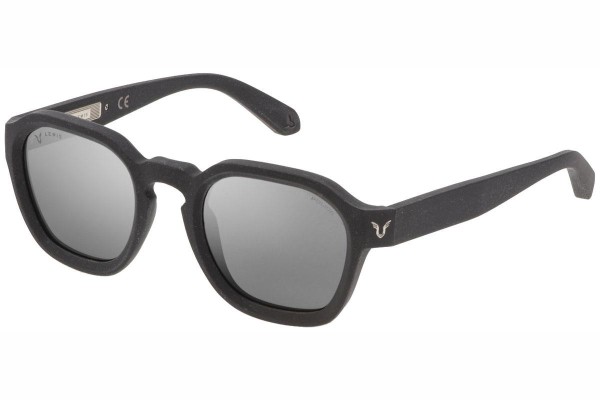 Okulary przeciwsłoneczne Police Lewis 43 SPLE38 4GTX Kwadratowe Szare