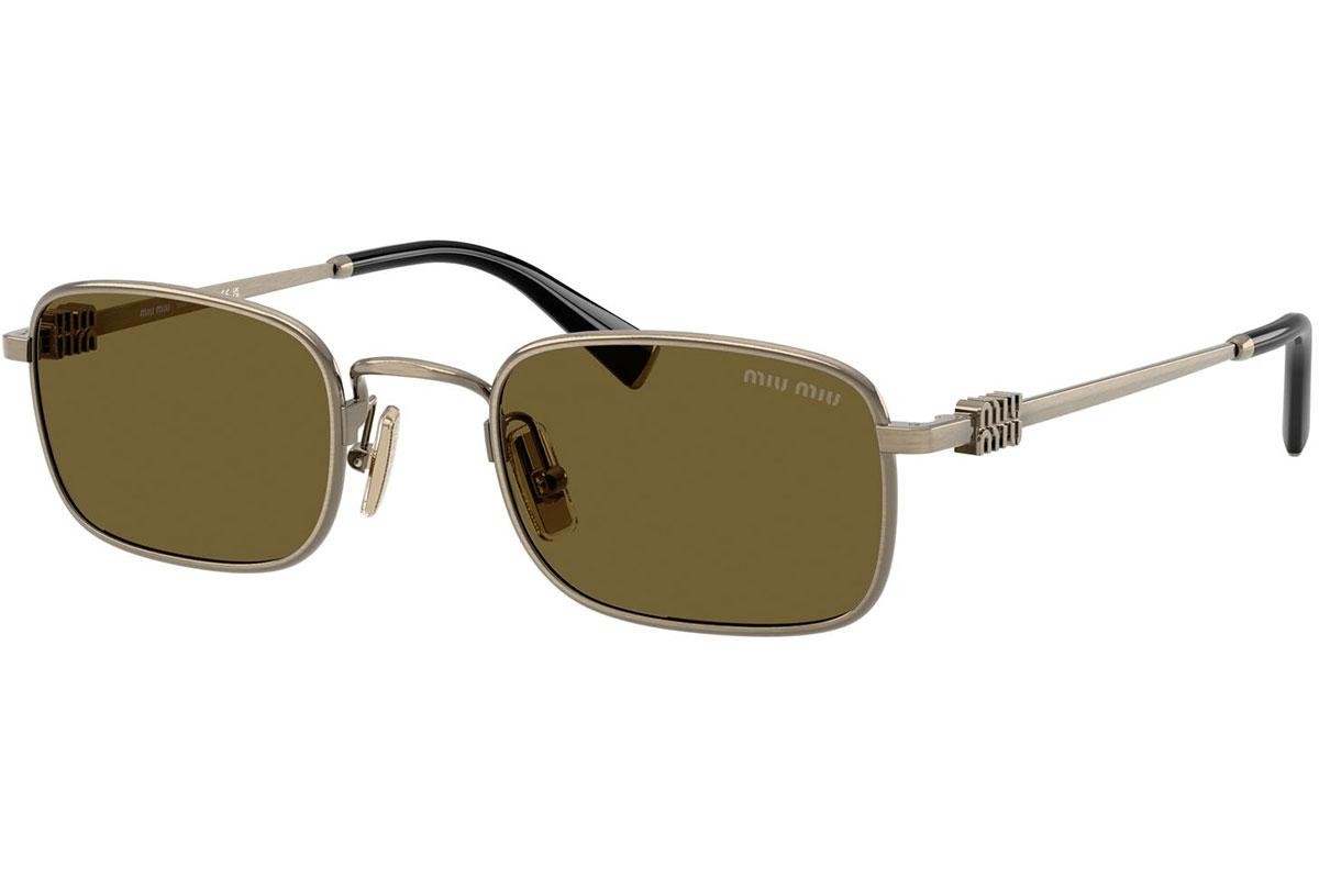 Miu Miu MUA53S 26C09Z, Aurii, Material 0, Femei ochelari de soare