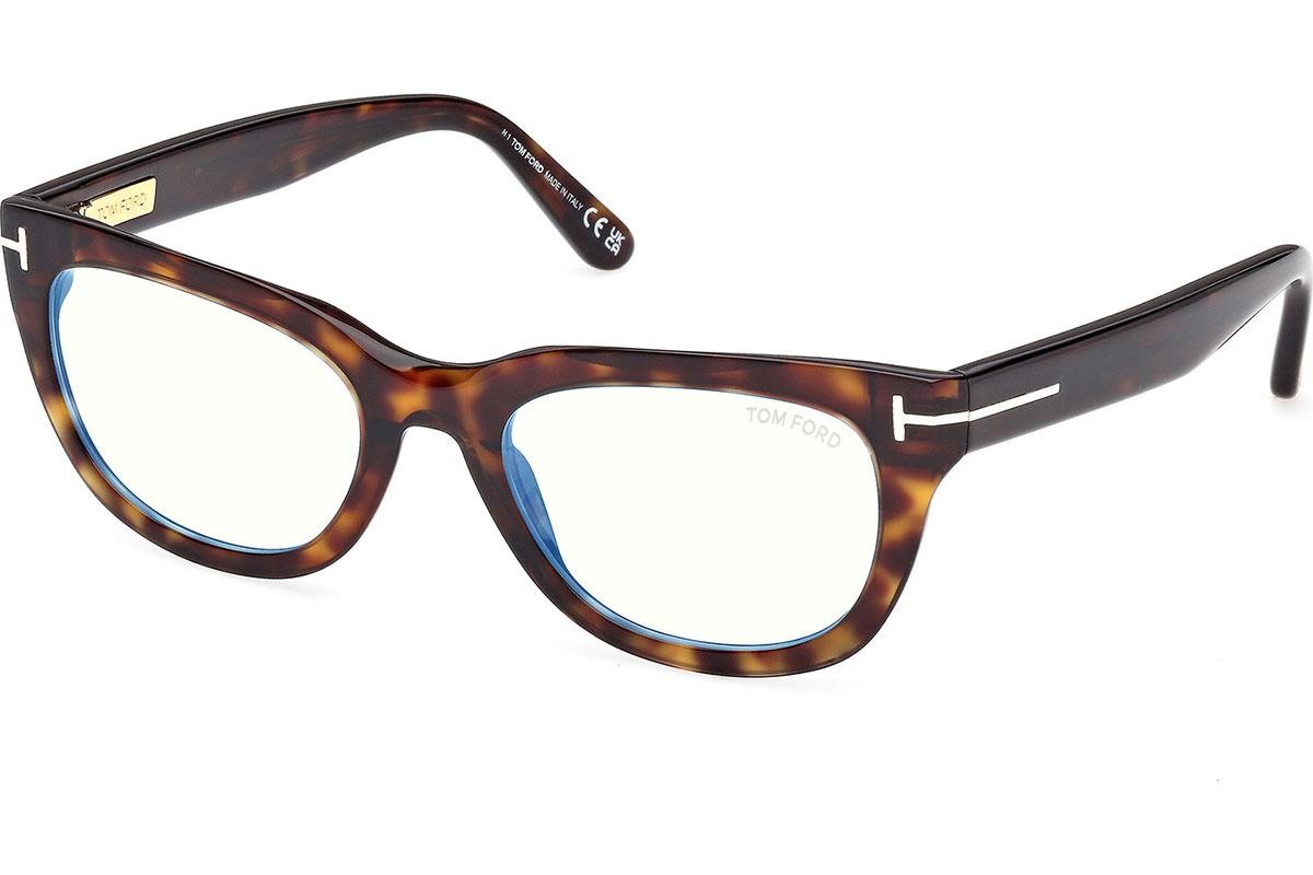 Tom Ford FT6066-B 052, Havana, Materiał 0, Damskie okulary korekcyjne