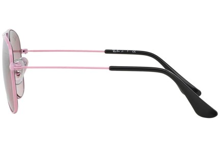 Okulary przeciwsłoneczne Ray-Ban Junior Aviator Junior RJ9506S 211/7E Pilotki (Aviator) Różowe