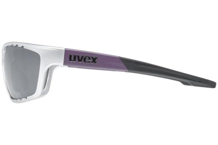 Слънчеви очила uvex sportstyle 706 Silver / Plum Mat S3 Правоъгълни Сребърна