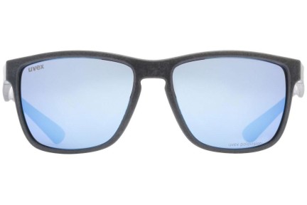 Ochelari de soare uvex lgl ocean 2 P Black Mat S3 Polarized Pătrați Negri