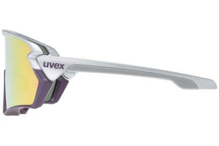 Okulary przeciwsłoneczne uvex sportstyle 231 Silver / Plum Mat S2 Pojedyncze | Shield Srebrne