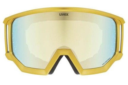 Gogle narciarskie uvex athletic CV Chrome Gold S2 Pojedyncze | Shield Złote
