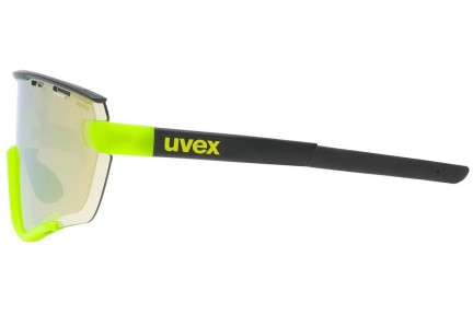 Napszemüvegek uvex sportstyle 236 set Black / Yellow Mat S2,S0 Single Lens | Shield Fekete