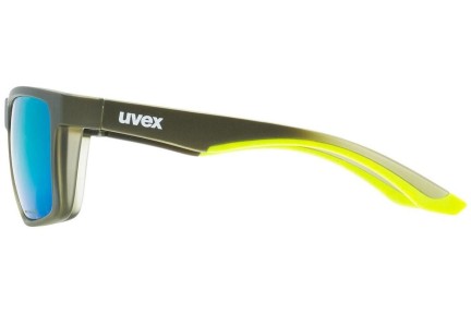 Okulary przeciwsłoneczne uvex lgl 50 cv Olive Mat S3 Kwadratowe Zielone