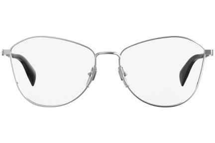 Okulary korekcyjne Moschino MOS520 010 Kocie oczy Srebrne